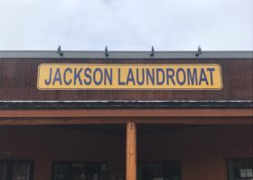 Jackson Laundromat sign